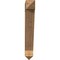 Ekena Millwork Traditional Arts & Crafts Smooth Bracket, Western Red Cedar, 5 1/2"W x 34"D x 38"H BKT06X34X38TRA03SWR - alternate 4